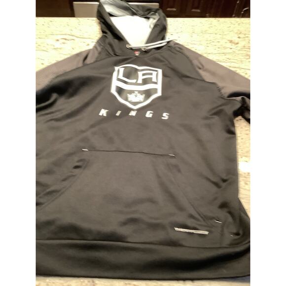 Los Angeles Kings ThermaBlast Hoodie Men’s Medium Majestic Licensed - Picture 2 of 16
